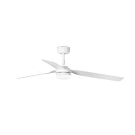 Ventilador Punt FARO Blanco con luz LED 130cm.Ø