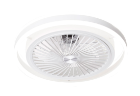 Ventilador Pampero Blanco Fabrilamp - Ø50cm Luz LED