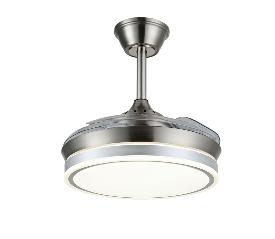 Ventilador retractil Ambra-S P&B Niquel - Motor DC. 40-92cmØ.