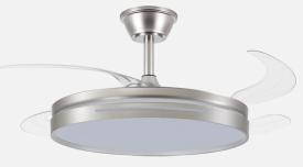 Ventilador MICENAS Niquel Fabrilamp - Motor DC Ø108cm