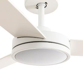 Ventilador Barth Blanco FARO - Motor DC. luz LED 132cm. Ø