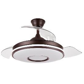 Ventilador Dani Fabrilamp Marrón - Motor DC Ø108cm