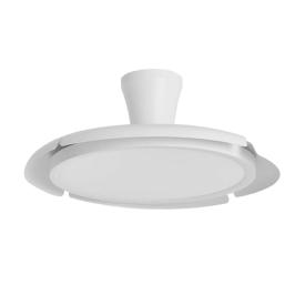 Ventilador retractil ALEMAR Qatar Blanco Luz LED Ø49-120 cm