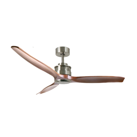 Ventilador CORON niquel Nogal SUNACA - Motor DC 132cm Ø. 
