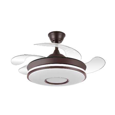 Ventilador Dani Mini Fabrilamp Marrón - Motor DC Ø40-91cm