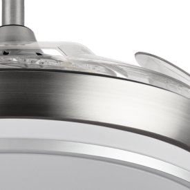 Ventilador Dani Mini Fabrilamp Niquel - Motor DC Ø91cm