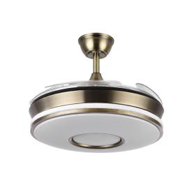 Ventilador Dani Mini Fabrilamp Cuero - Motor DC Ø40-91cm