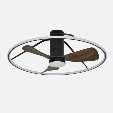 Ventilador Oporto Negro Fabrilamp - Motor DC Ø84cm