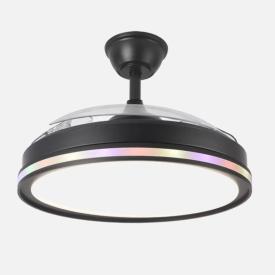 Ventilador Cacique Negro Fabrilamp - Motor DC Ø50-107cm