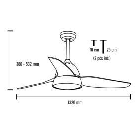 Ventilador India NARVI Motor DC Ø132cm