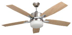 Ventilador Menfis Niquel - Wengue Fabrilamp Ø132cm
