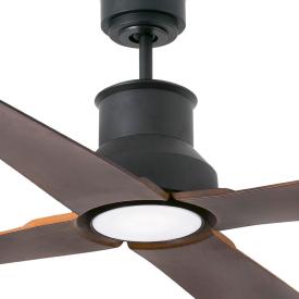 Ventilador de techo Winche negro FARO 127cm. + Kit de luz