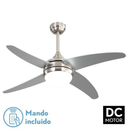 Ventilador OSIRIS Niquel - Fabrilamp. Motor DC. Ø 117cm.