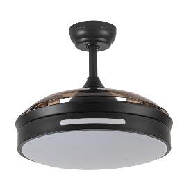 Ventilador MICENAS Negro Fabrilamp - Motor DC Ø109cm