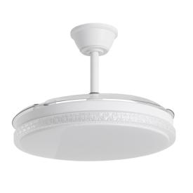 Ventilador retractil ALEMAR Nova Blanco Luz LED Ø50-107 cm