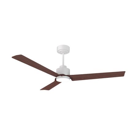 Ventilador ANNE Blanco-Madera - SULION - Motor DC. 127cm Ø.