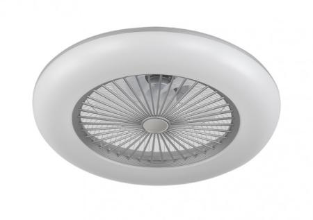 Ventilador Peri Gris Fabrilamp - Ø55cm Luz LED