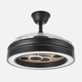 Ventilador Cupido Fabrilamp Negro - Motor DC Ø107cm
