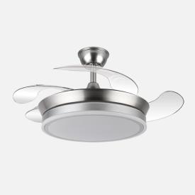 Ventilador BAYOMO Mini Niquel Fabrilamp - Motor DC Ø91cm