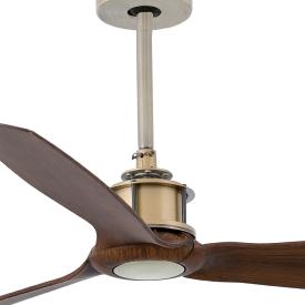 Ventilador Justfan FARO - oro viejo. Motor DC. 128cm. Ø