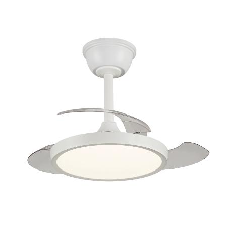 Ventilador Retractil Melody-XS Blanco P&B - Motor DC. 30-68cmØ.