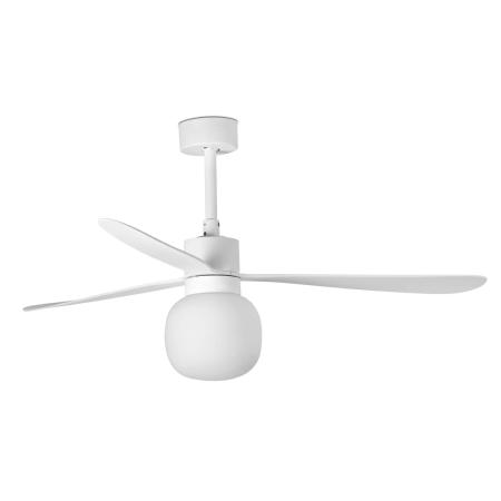 Ventilador AMELIA L BALL Blanco FARO - Motor DC - Luz Led Ø132cm