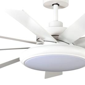 Ventilador Pireo Blanco Fabrilamp - Motor DC Ø132cm