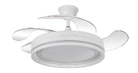 Ventilador Cerrato Fabrilamp Blanco - Motor DC Ø49-107cm