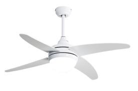 Ventilador Klod Blanco Fabrilamp - Motor DC Ø117cm