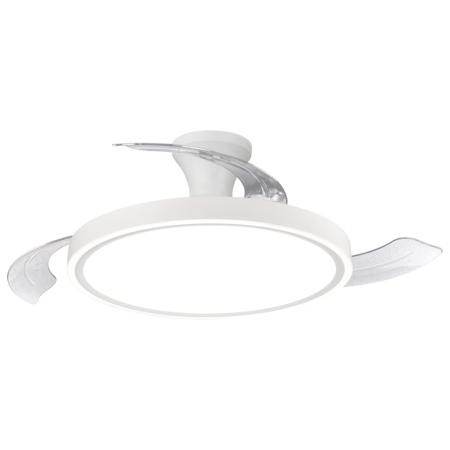 Ventilador retractil ALEMAR Kuper Blanco Luz LED Ø40-88 cm