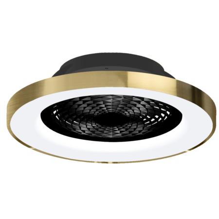 Ventilador Tibet Mantra - Oro / Negro LED Domotico 63cm.Ø