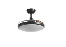 Ventilador MDC - Pisa Negro aspas retractiles 107cm.Ø