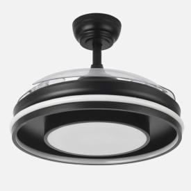 Ventilador Pitufo RGB Fabrilamp Negro - Motor DC Ø107cm