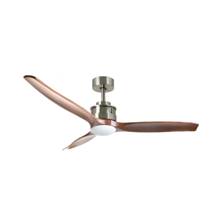 Ventilador CORON niquel nogal SUNACA - Motor DC 132cm Ø