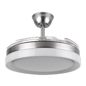 Ventilador Zenit Fabrilamp Niquel - Motor DC Ø50-107cm