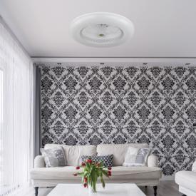 Ventilador Peri Blanco Fabrilamp - Ø55cm Luz LED