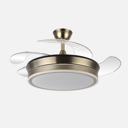 Ventilador BAYOMO Mini Cuero Fabrilamp - Motor DC Ø91cm