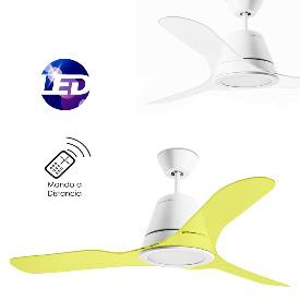 Ventilador Tiga Aspa Amarilla LEDS-C4 Ø132cm