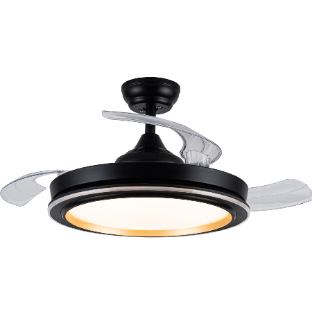 Ventilador Picolo Fabrilamp Negro - Motor DC Ø106cm