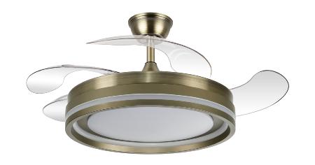 Ventilador Cerrato Fabrilamp Cuero - Motor DC Ø49-107cm