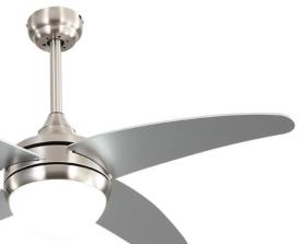 Ventilador OSIRIS Niquel - Fabrilamp. Motor DC. Ø 117cm.