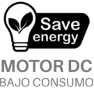 Ventilador motor DC bajo consumo