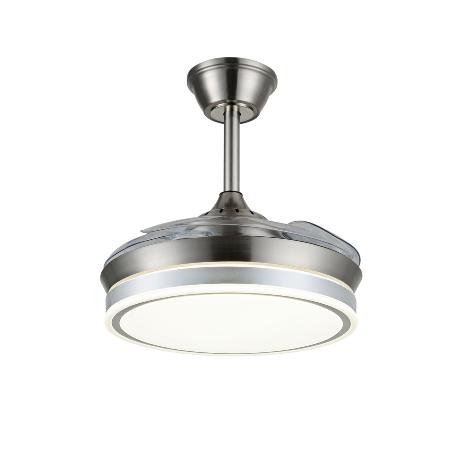 Ventilador retractil Ambra-S P&B Niquel - Motor DC. 40-92cmØ.