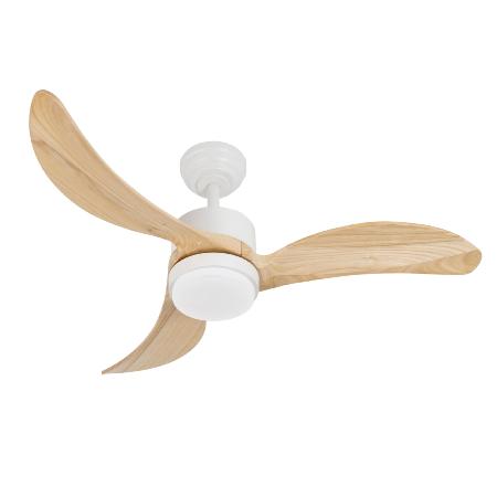 Ventilador Bembezar Blanco Haya Fabrilamp - Motor DC Ø107cm