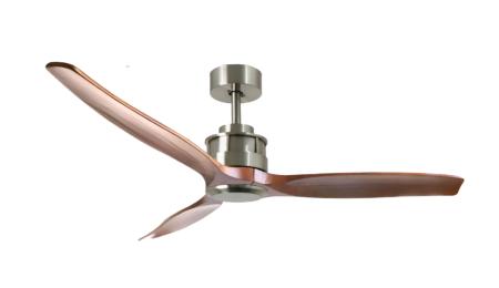 Ventilador CORON niquel Nogal SUNACA - Motor DC 132cm Ø. 