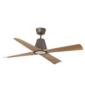 Ventilador Typhoon M Marron Arce Luz Led FARO - Motor DC - Ø130cm.