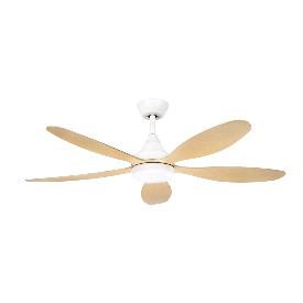 Ventilador Tobarra Blanco Haya Fabrilamp - Motor DC Ø132cm