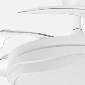 Ventilador Nasim Blanco Fabrilamp - Motor DC Ø50-107cm