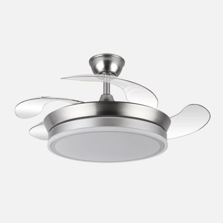 Ventilador BAYOMO Mini Niquel Fabrilamp - Motor DC Ø91cm