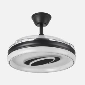 Ventilador Maracaná Negro Fabrilamp - Motor DC Ø50-107cm